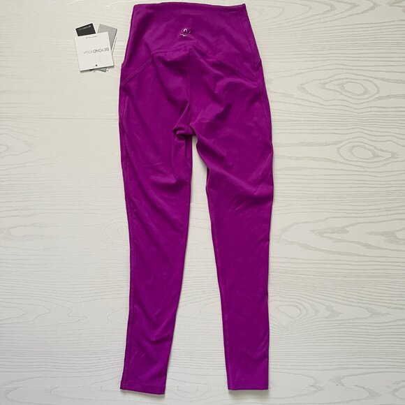 Beyond Yoga Womens Powerbeyond Legging Small Violet Berry Strive High Waist Midi - Picture 4 of 8